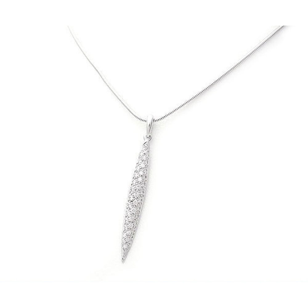 Tiffany Feather Diamond Necklace